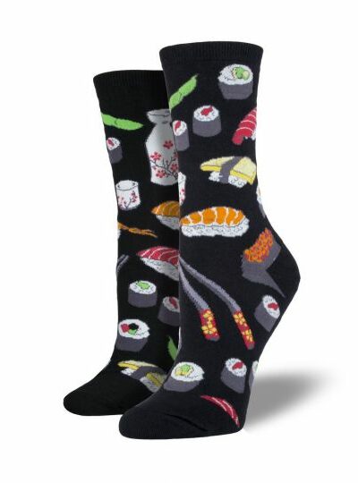 Sushi sokken zwart